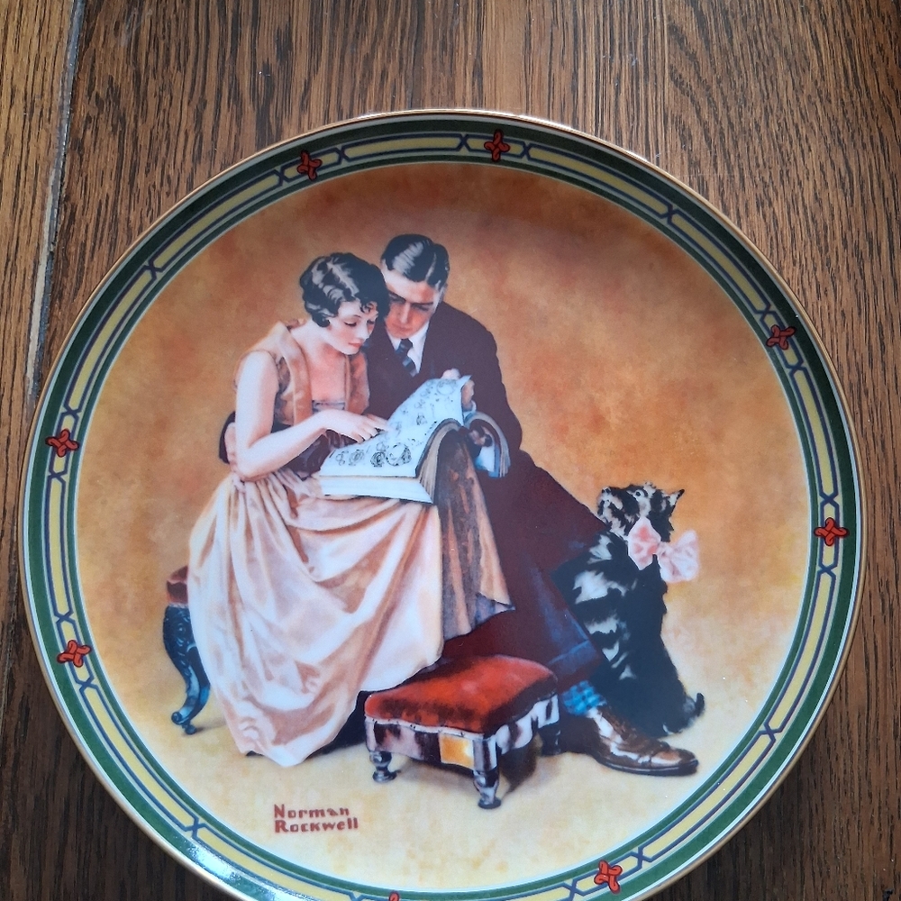 Norman Rockwell Decorative Plate